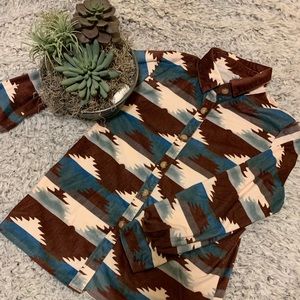 Button up western shirt